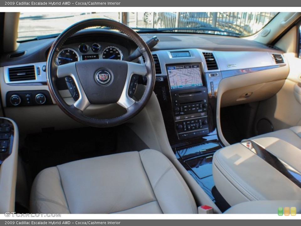Cocoa/Cashmere Interior Prime Interior for the 2009 Cadillac Escalade Hybrid AWD #75528969