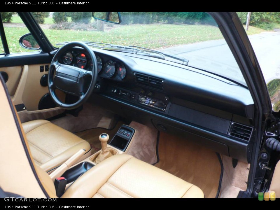 Cashmere Interior Dashboard for the 1994 Porsche 911 Turbo 3.6 #755299