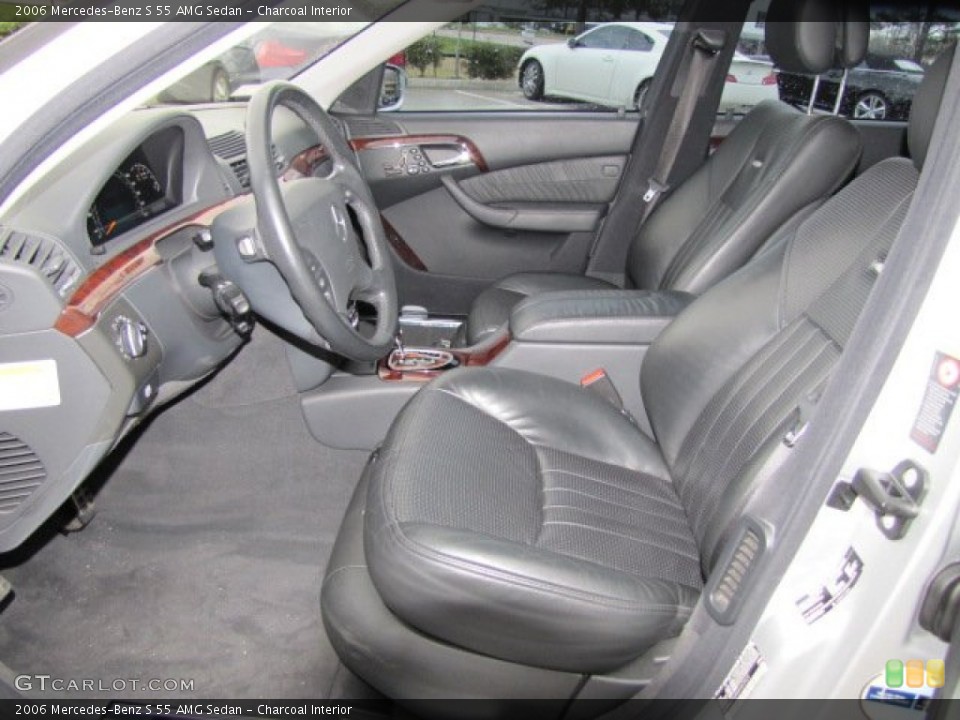 Charcoal Interior Photo for the 2006 Mercedes-Benz S 55 AMG Sedan #75530910