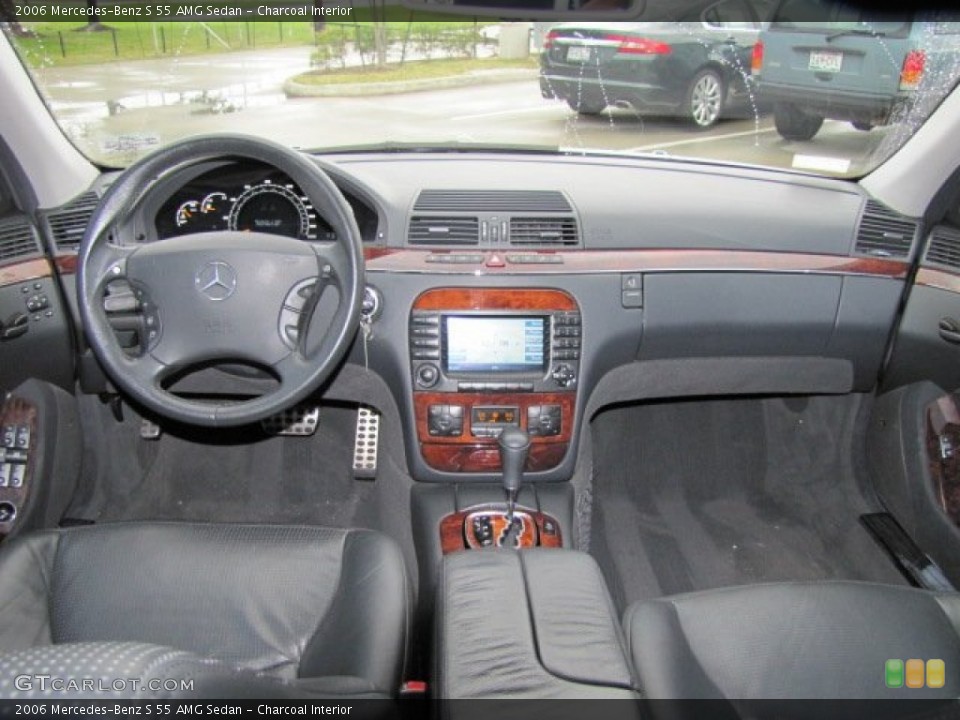 Charcoal Interior Dashboard for the 2006 Mercedes-Benz S 55 AMG Sedan #75530949