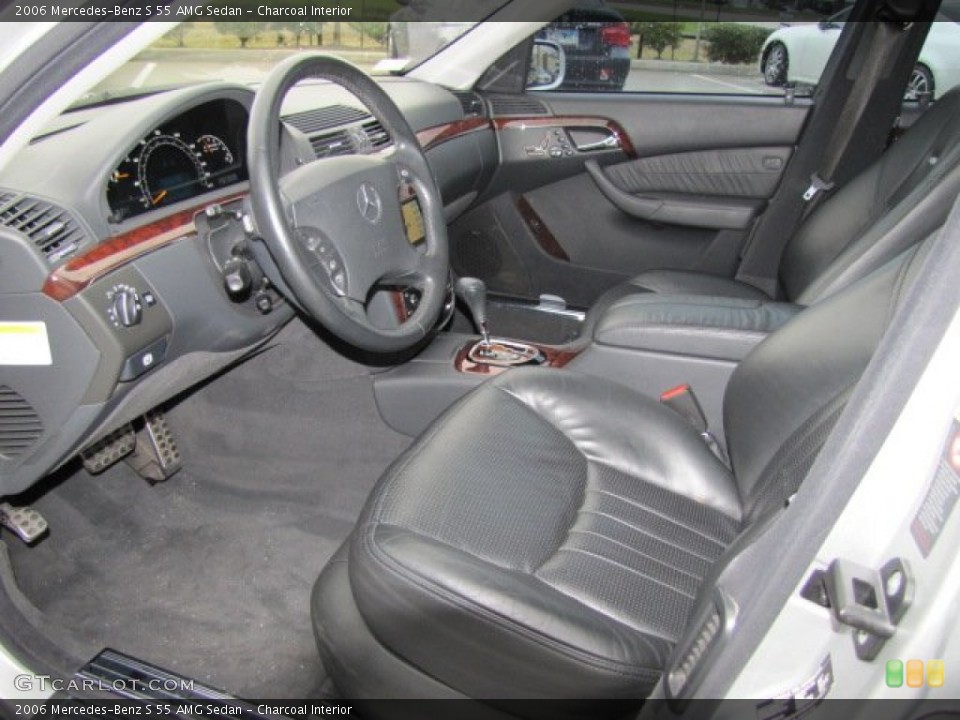 Charcoal Interior Photo for the 2006 Mercedes-Benz S 55 AMG Sedan #75531065
