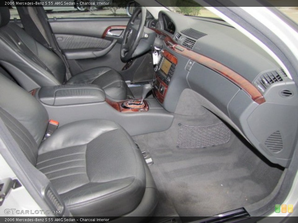 Charcoal Interior Photo for the 2006 Mercedes-Benz S 55 AMG Sedan #75531183