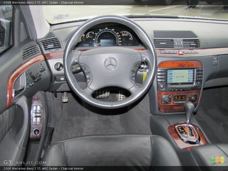 Charcoal Interior Dashboard for the 2006 Mercedes-Benz S 55 AMG Sedan #75531229