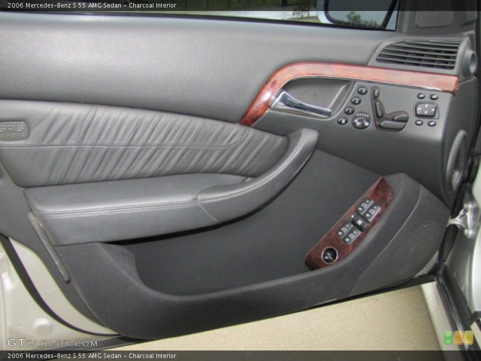 Charcoal Interior Door Panel for the 2006 Mercedes-Benz S 55 AMG Sedan #75531340