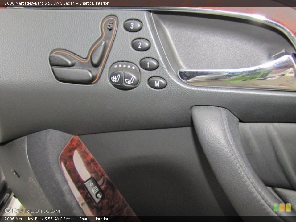 Charcoal Interior Controls for the 2006 Mercedes-Benz S 55 AMG Sedan #75531393