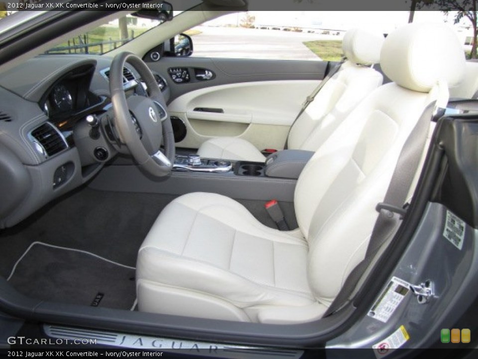 Ivory/Oyster Interior Front Seat for the 2012 Jaguar XK XK Convertible #75531645