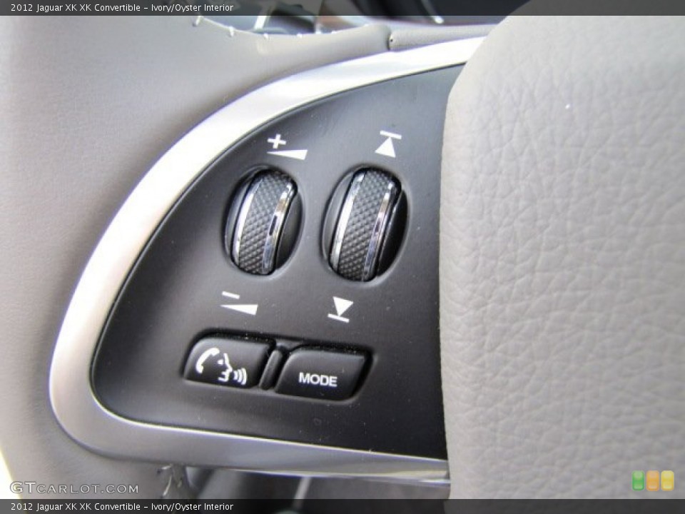 Ivory/Oyster Interior Controls for the 2012 Jaguar XK XK Convertible #75531924