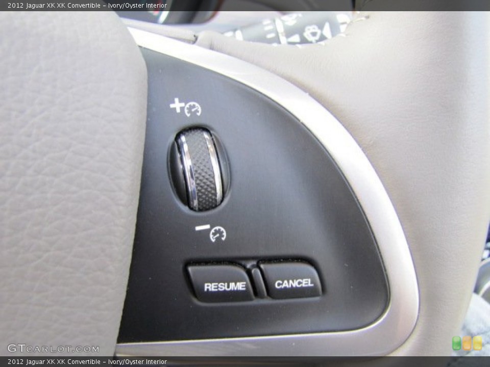 Ivory/Oyster Interior Controls for the 2012 Jaguar XK XK Convertible #75531939