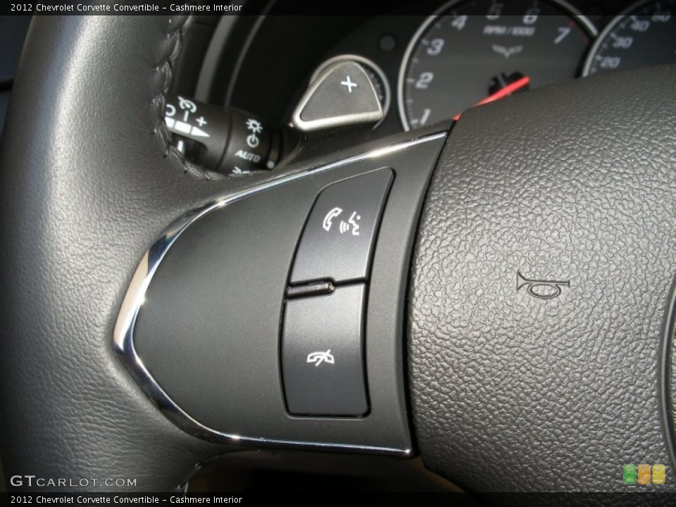 Cashmere Interior Controls for the 2012 Chevrolet Corvette Convertible #75532038
