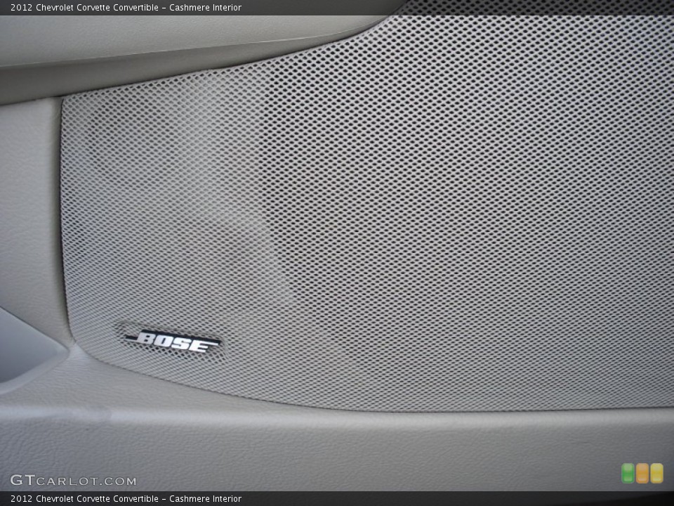 Cashmere Interior Audio System for the 2012 Chevrolet Corvette Convertible #75532350