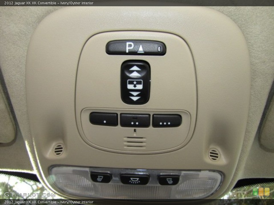 Ivory/Oyster Interior Controls for the 2012 Jaguar XK XK Convertible #75532359