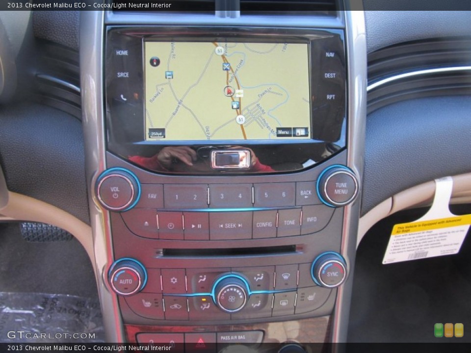 Cocoa/Light Neutral Interior Navigation for the 2013 Chevrolet Malibu ECO #75532439