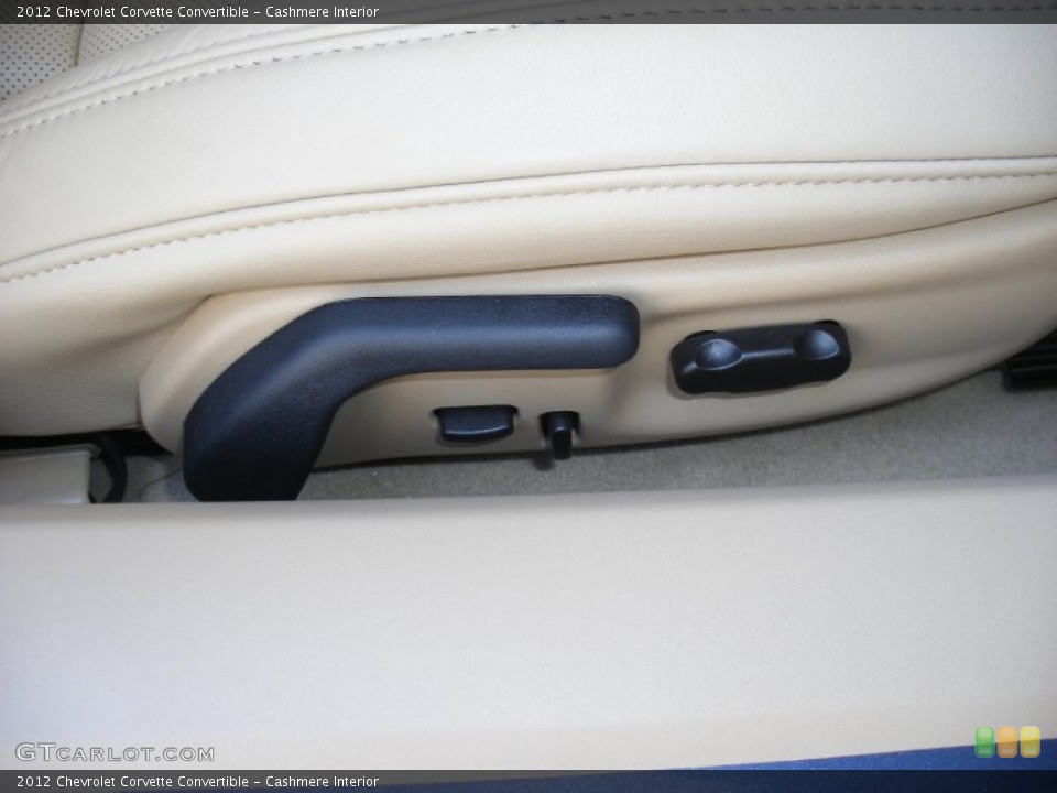 Cashmere Interior Controls for the 2012 Chevrolet Corvette Convertible #75532461