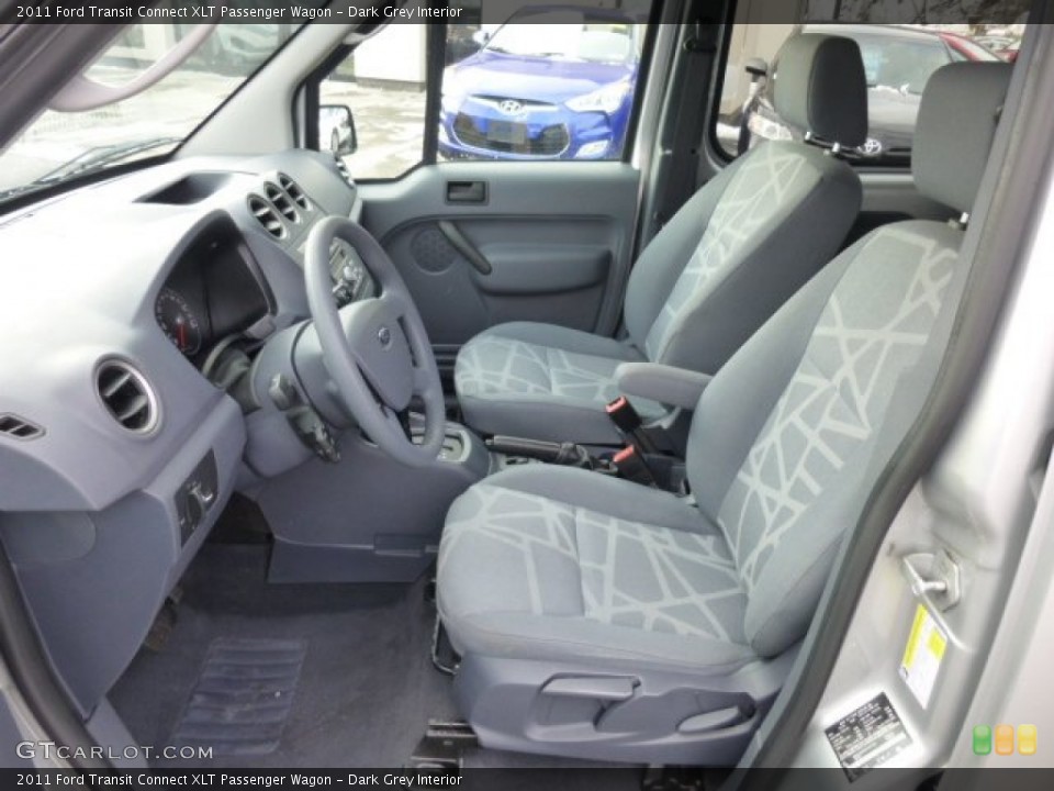 Dark Grey Interior Front Seat for the 2011 Ford Transit Connect XLT Passenger Wagon #75533626