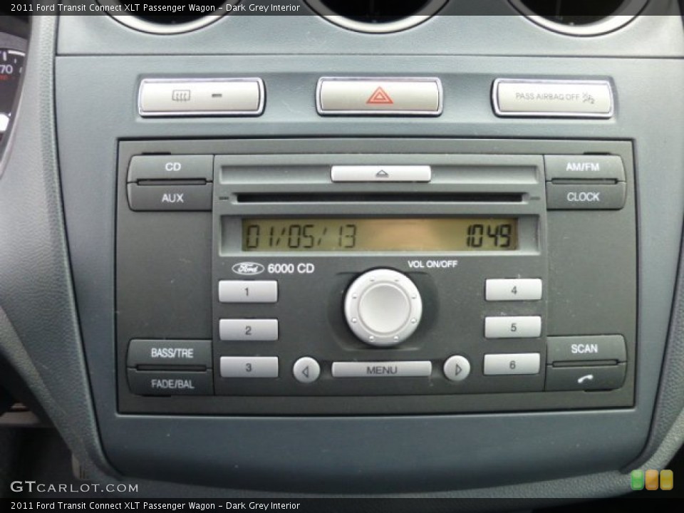 Dark Grey Interior Audio System for the 2011 Ford Transit Connect XLT Passenger Wagon #75533666