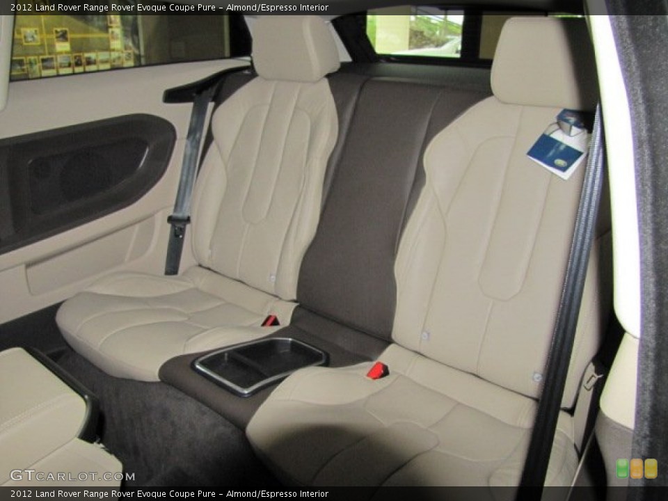 Almond/Espresso Interior Rear Seat for the 2012 Land Rover Range Rover Evoque Coupe Pure #75533706