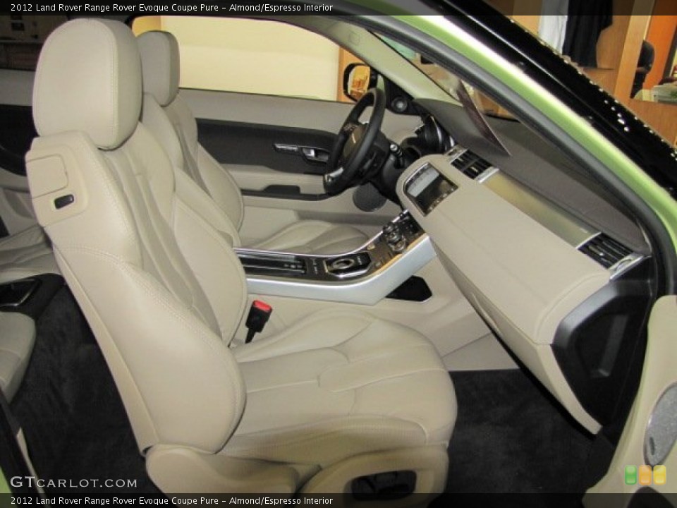 Almond/Espresso Interior Front Seat for the 2012 Land Rover Range Rover Evoque Coupe Pure #75533802