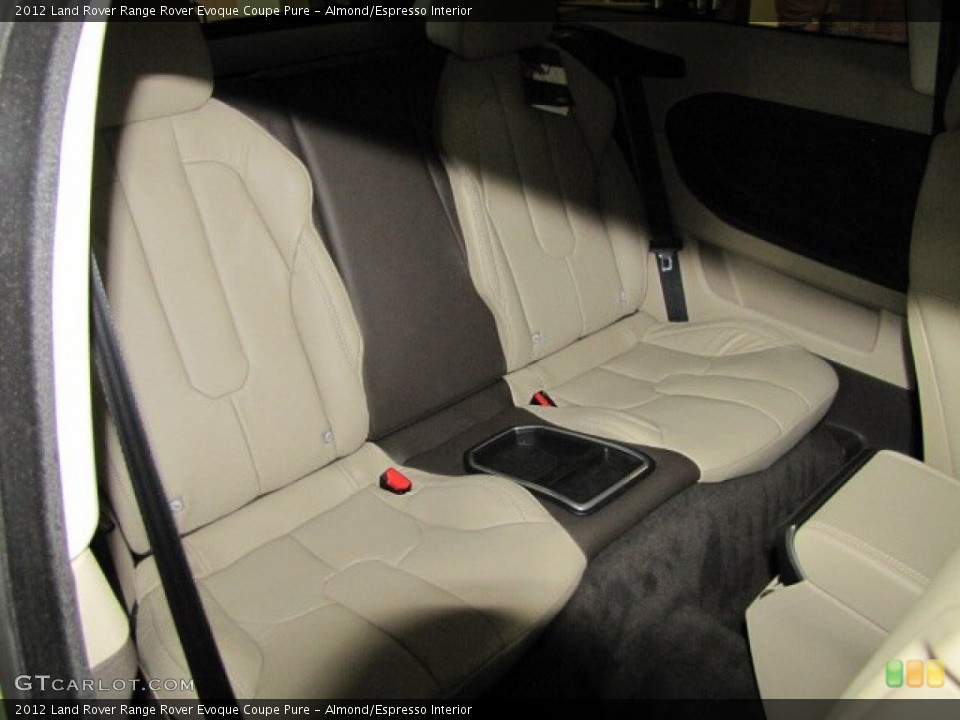 Almond/Espresso Interior Rear Seat for the 2012 Land Rover Range Rover Evoque Coupe Pure #75533820