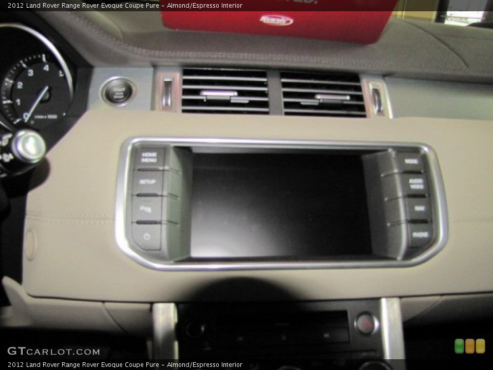 Almond/Espresso Interior Controls for the 2012 Land Rover Range Rover Evoque Coupe Pure #75533859
