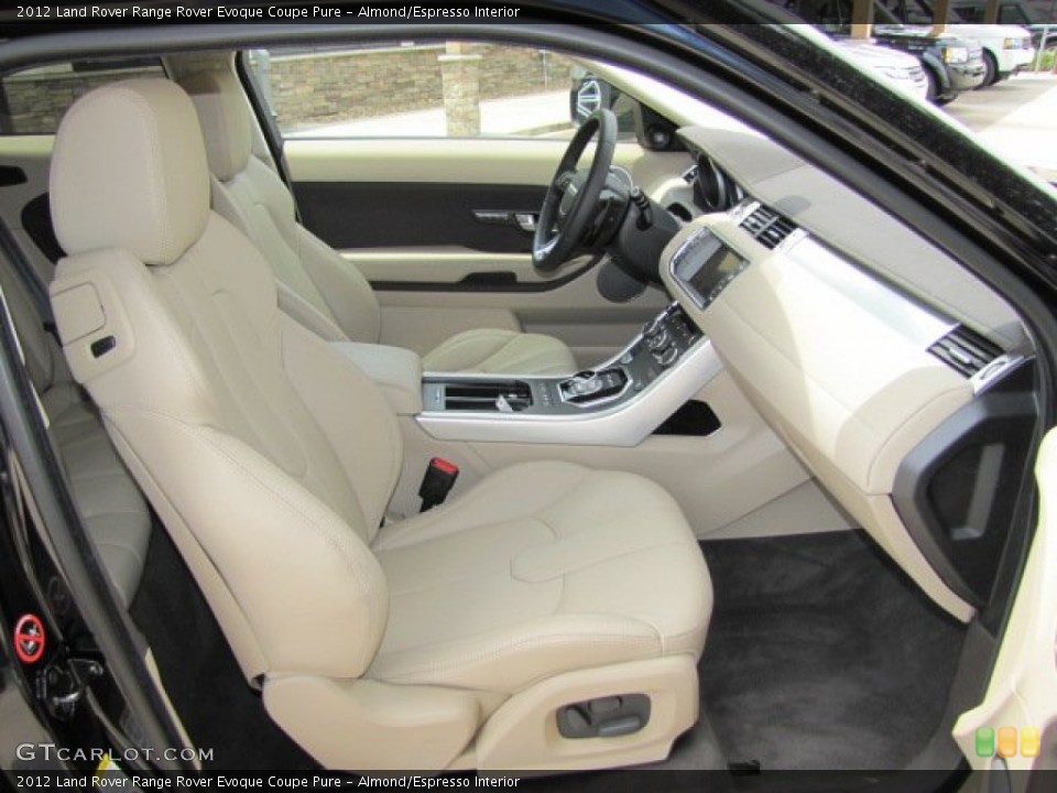 Almond/Espresso Interior Front Seat for the 2012 Land Rover Range Rover Evoque Coupe Pure #75534108
