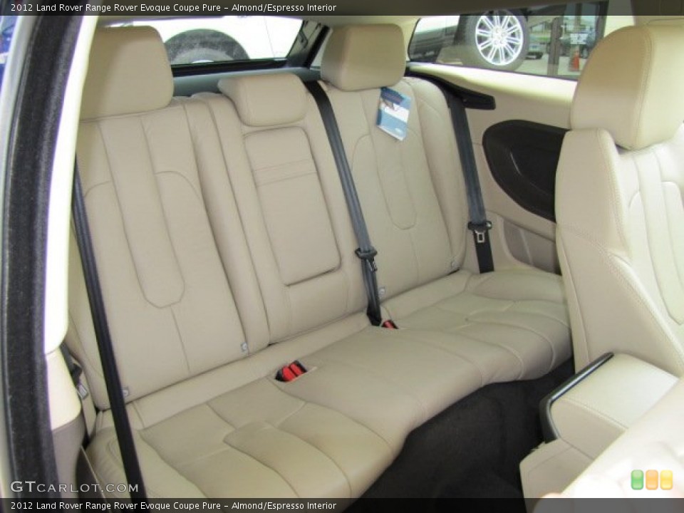 Almond/Espresso Interior Rear Seat for the 2012 Land Rover Range Rover Evoque Coupe Pure #75534120