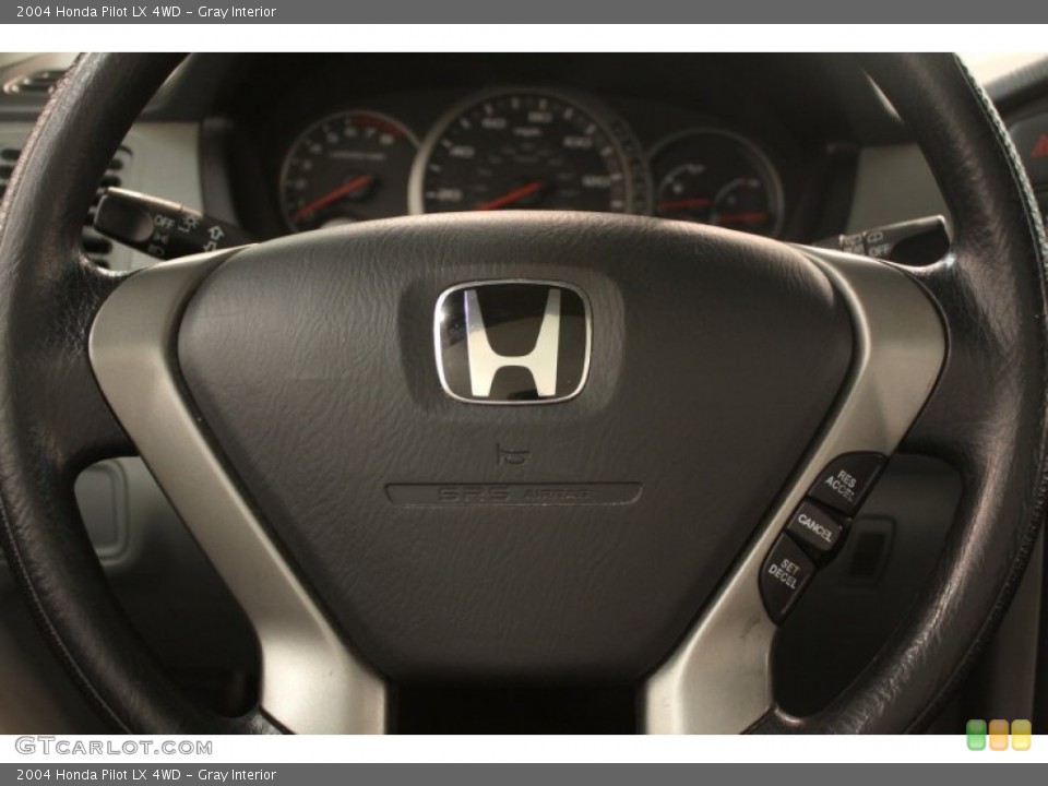 Gray Interior Steering Wheel for the 2004 Honda Pilot LX 4WD #75535686