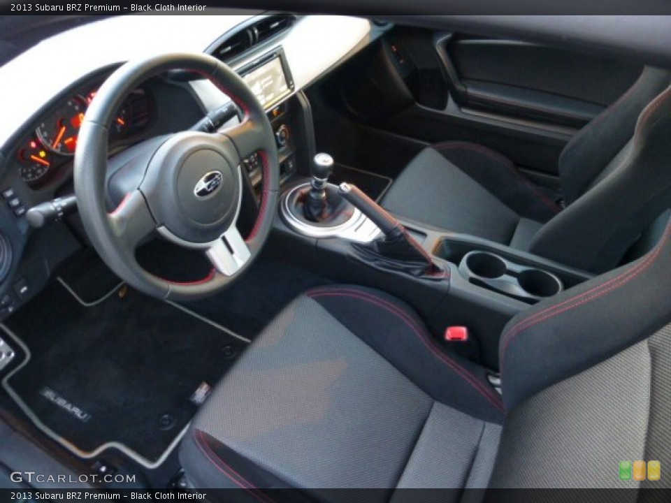 Black Cloth Interior Photo for the 2013 Subaru BRZ Premium #75536568