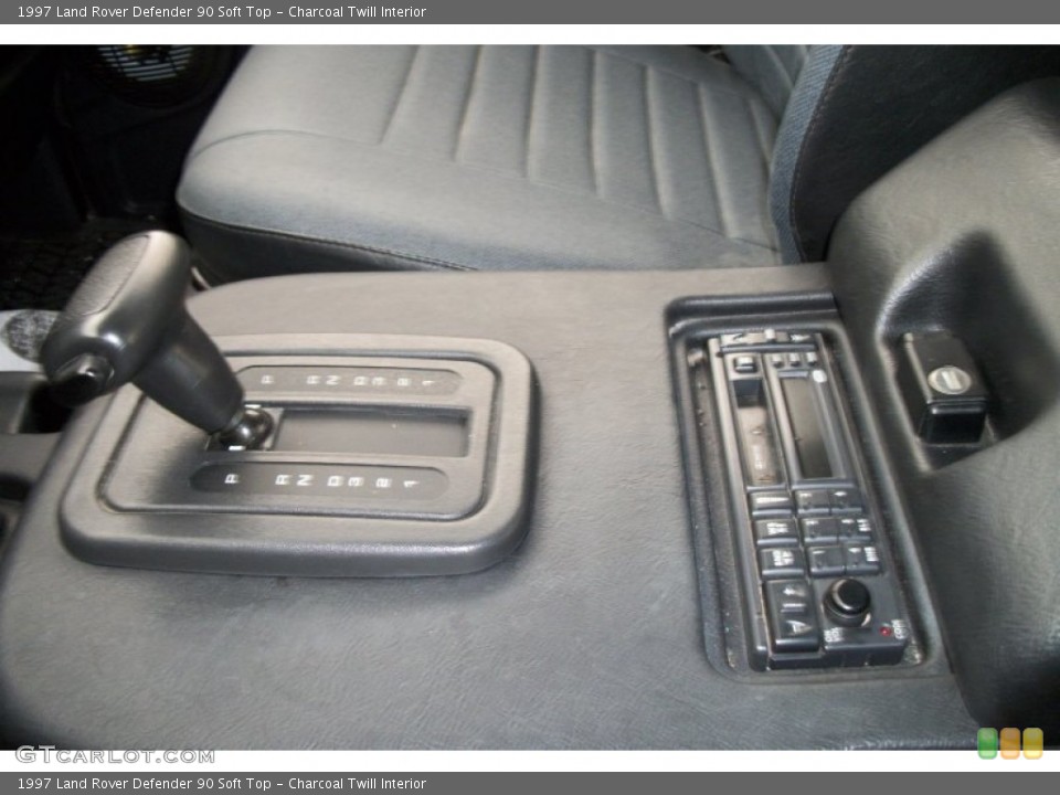 Charcoal Twill Interior Controls for the 1997 Land Rover Defender 90 Soft Top #75537766