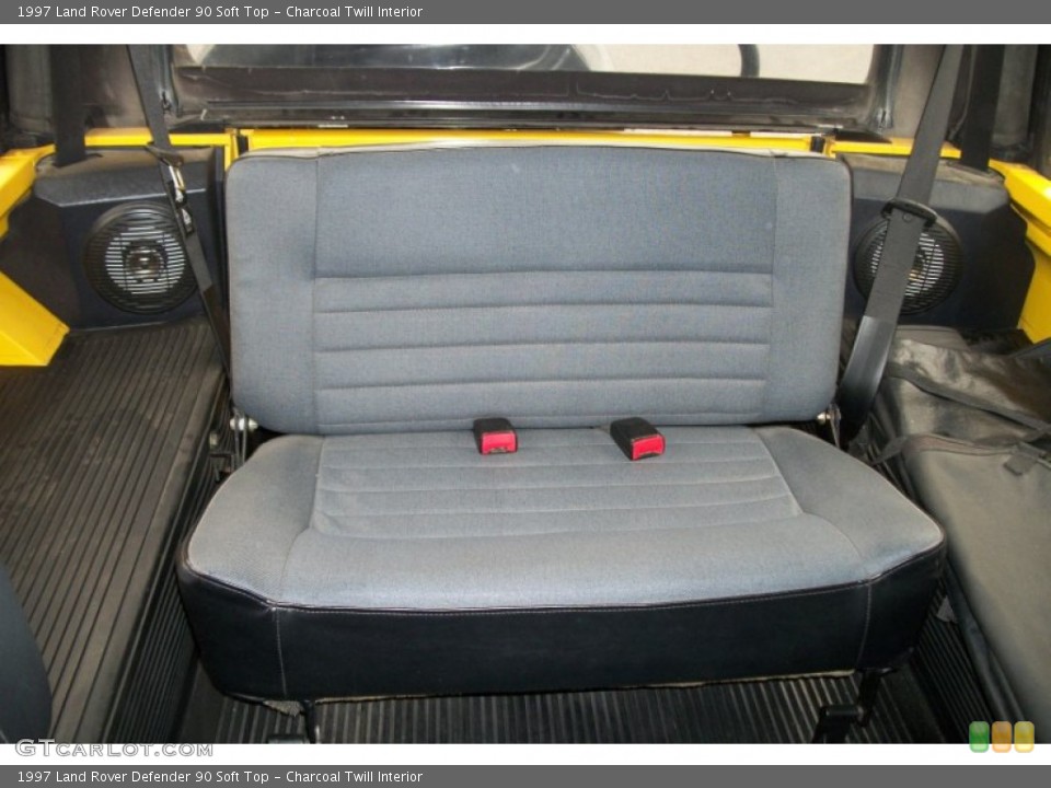 Charcoal Twill Interior Rear Seat for the 1997 Land Rover Defender 90 Soft Top #75538083