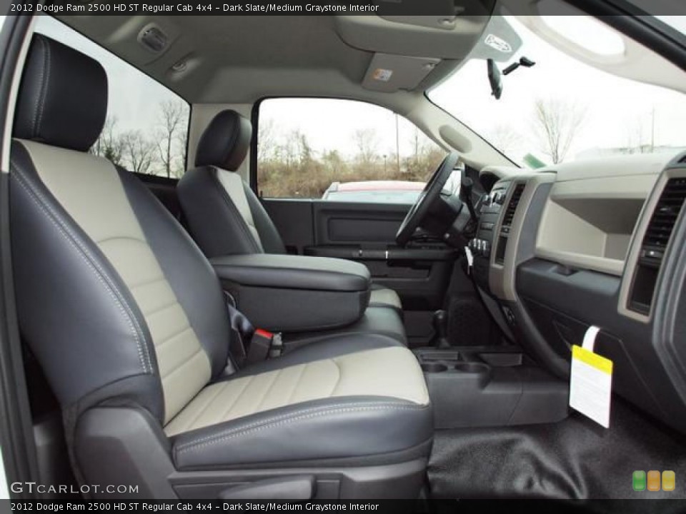 Dark Slate/Medium Graystone Interior Photo for the 2012 Dodge Ram 2500 HD ST Regular Cab 4x4 #75538100