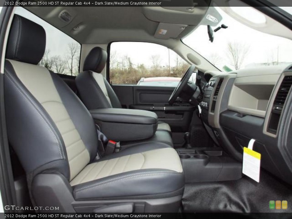 Dark Slate/Medium Graystone Interior Photo for the 2012 Dodge Ram 2500 HD ST Regular Cab 4x4 #75538196