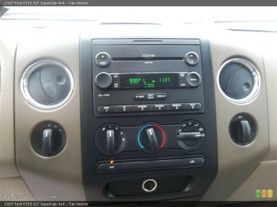 Tan Interior Controls for the 2007 Ford F150 XLT SuperCab 4x4 #75538590
