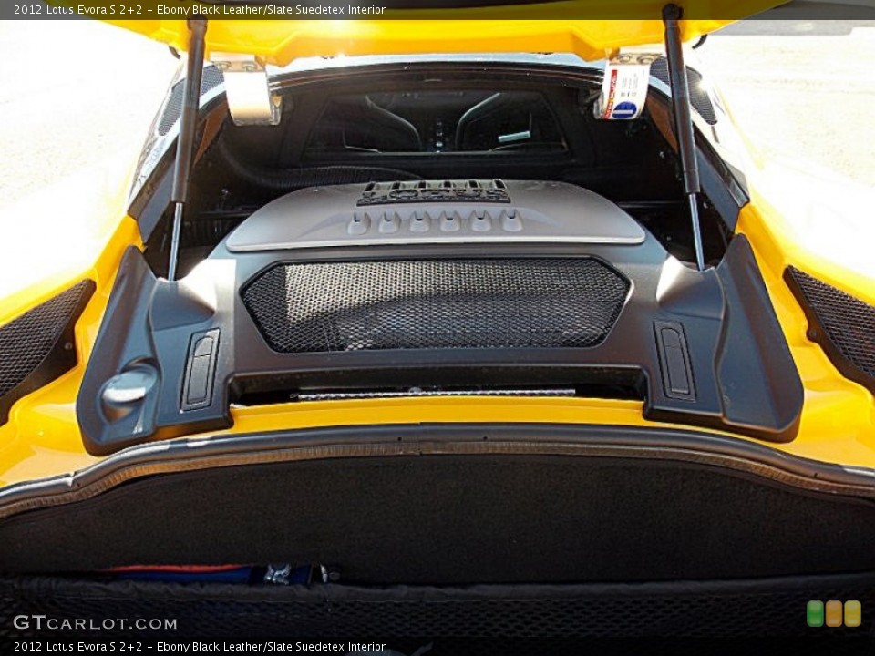 Ebony Black Leather/Slate Suedetex Interior Trunk for the 2012 Lotus Evora S 2+2 #75539640