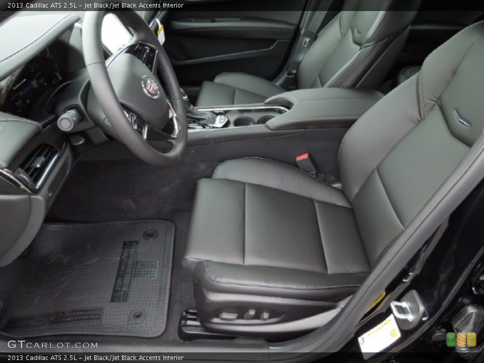 Jet Black/Jet Black Accents Interior Front Seat for the 2013 Cadillac ATS 2.5L #75541731