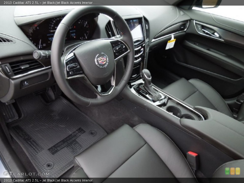 Jet Black/Jet Black Accents Interior Prime Interior for the 2013 Cadillac ATS 2.5L #75542013