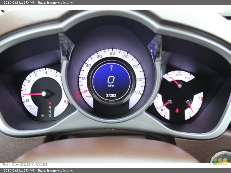 Shale/Brownstone Interior Gauges for the 2010 Cadillac SRX V6 #75543564