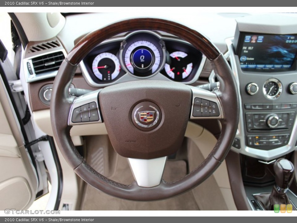 Shale/Brownstone Interior Steering Wheel for the 2010 Cadillac SRX V6 #75543582