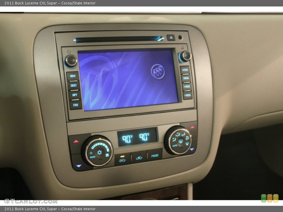 Cocoa/Shale Interior Controls for the 2011 Buick Lucerne CXL Super #75544272
