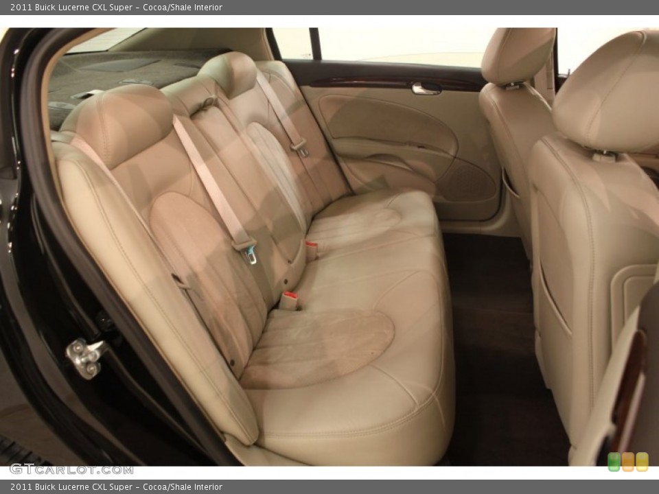 Cocoa/Shale Interior Rear Seat for the 2011 Buick Lucerne CXL Super #75544356