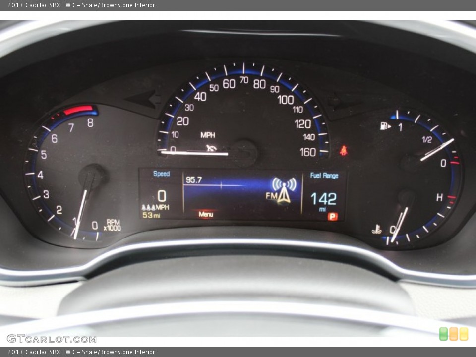 Shale/Brownstone Interior Gauges for the 2013 Cadillac SRX FWD #75545640