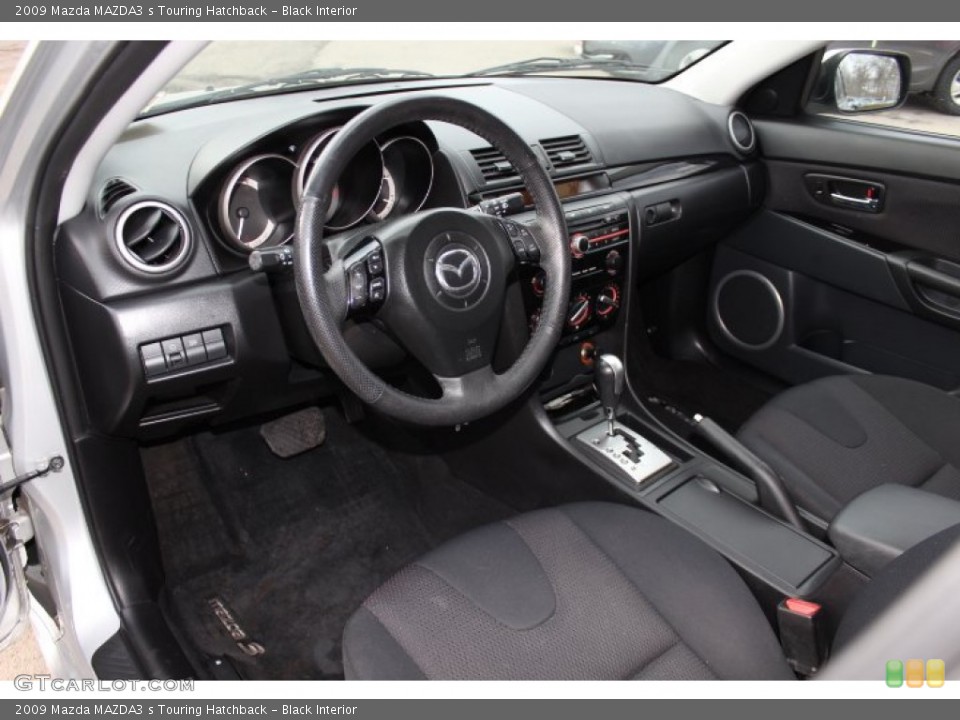 Black Interior Prime Interior for the 2009 Mazda MAZDA3 s Touring Hatchback #75545655