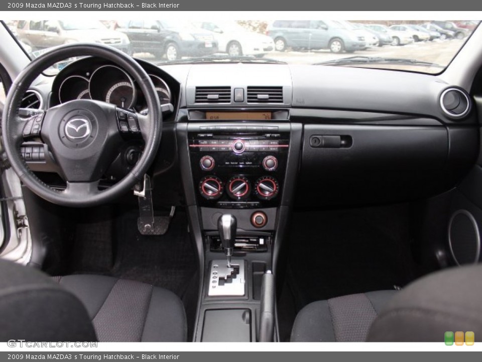 Black Interior Dashboard for the 2009 Mazda MAZDA3 s Touring Hatchback #75545679