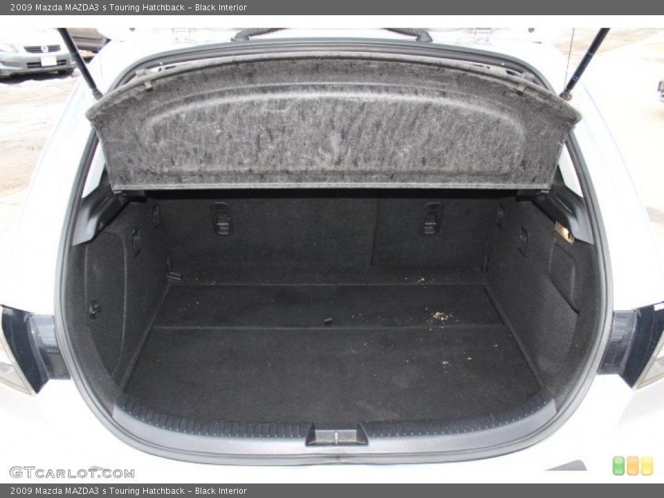 Black Interior Trunk for the 2009 Mazda MAZDA3 s Touring Hatchback #75545735