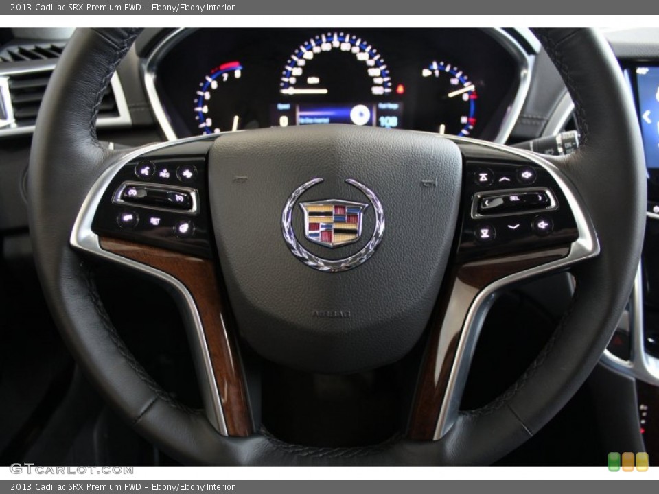 Ebony/Ebony Interior Controls for the 2013 Cadillac SRX Premium FWD #75545778
