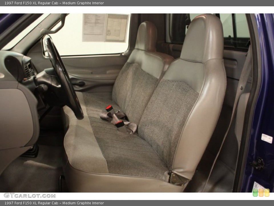 Medium Graphite Interior Front Seat for the 1997 Ford F150 XL Regular Cab #75545946
