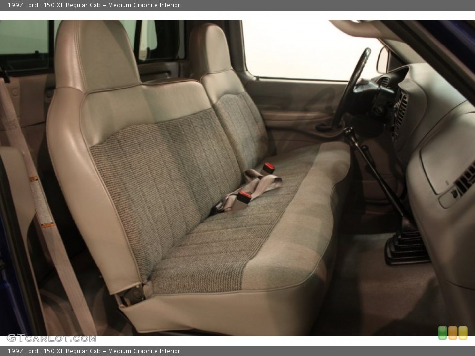 Medium Graphite Interior Front Seat for the 1997 Ford F150 XL Regular Cab #75546003