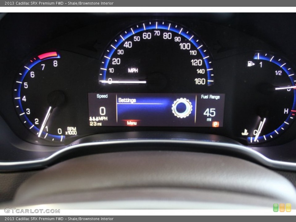 Shale/Brownstone Interior Gauges for the 2013 Cadillac SRX Premium FWD #75546405