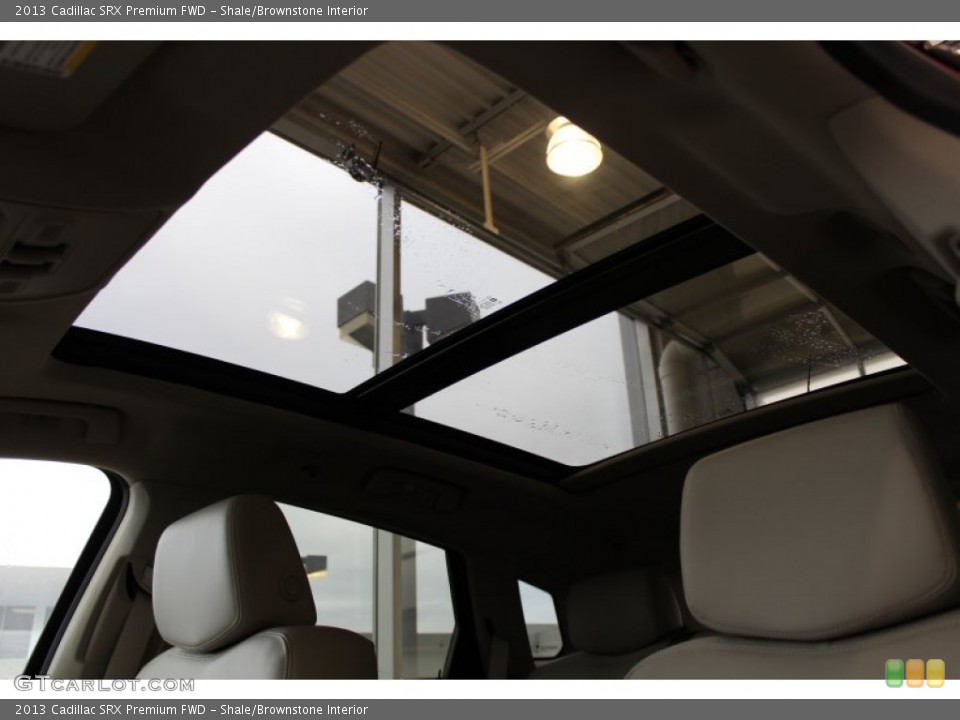 Shale/Brownstone Interior Sunroof for the 2013 Cadillac SRX Premium FWD #75546414