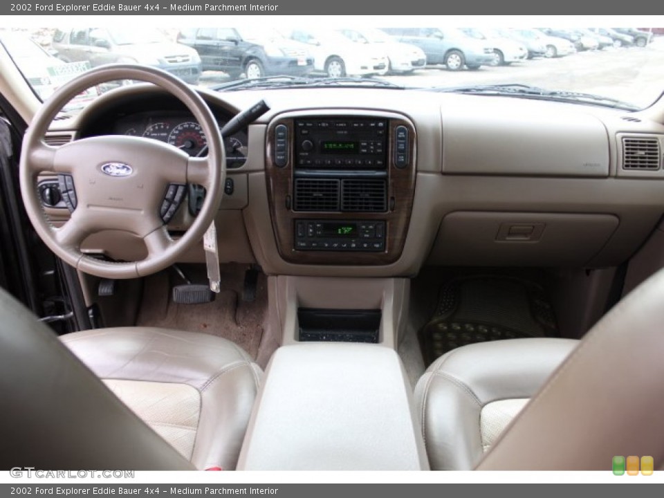 Medium Parchment Interior Dashboard for the 2002 Ford Explorer Eddie Bauer 4x4 #75548025