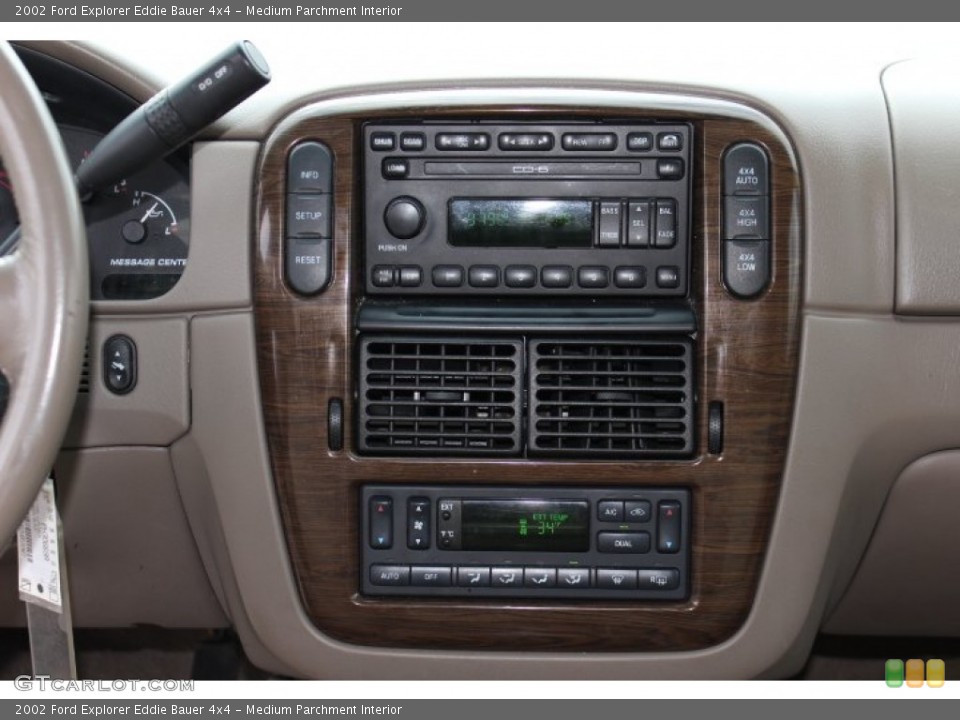 Medium Parchment Interior Controls for the 2002 Ford Explorer Eddie Bauer 4x4 #75548035